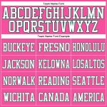 Personalized Pink White-Kelly Green Mesh Authentic Football Jersey