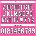 Personalized Pink White-Kelly Green Mesh Authentic Football Jersey