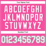 Personalized Pink White-Kelly Green Performance Vapor Golf Polo Shirt Team Custom Name and Number
