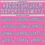 Personalized Pink White-Light Blue Authentic American Flag Fashion Baseball Jersey Team Custom Name and Number