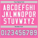 Personalized Pink White-Light Blue Authentic American Flag Fashion Baseball Jersey Team Custom Name and Number