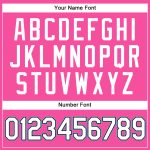 Personalized Pink White-Light Blue Authentic Sleeveless Baseball Jersey Team Custom Name and Number