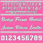Personalized Pink White-Light Blue Authentic Throwback Basketball Shorts Team Custom Name and Number