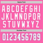 Personalized Pink White-Light Blue Hockey Jersey Team Custom Name and Number