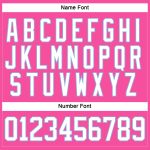 Personalized Pink White-Light Blue Hockey Lace Neck Jersey Team Custom Name and Number