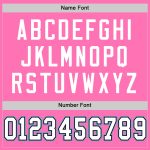 Personalized Pink White-Light Blue Mesh Authentic Football Jersey Team Custom Name and Number