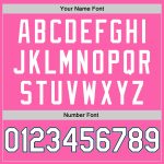 Personalized Pink White-Light Blue Round Neck Rib-Knit Basketball Jersey Team Custom Name and Number