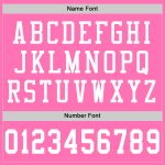 Personalized Pink White Mesh Authentic Football Jersey