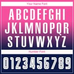 Personalized Pink White-Navy Sublimation Long Sleeve Fade Fashion Soccer Uniform Jersey Team Custom Name and Number