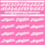 Personalized Pink White-Pink Authentic Throwback Rib-Knit Baseball Jersey Shirt Team Custom Name and Number
