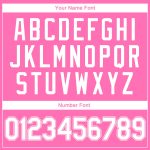 Personalized Pink White-Pink Authentic Throwback Rib-Knit Baseball Jersey Shirt Team Custom Name and Number