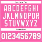 Personalized Pink White Pinstripe White-Gray Authentic Basketball Jersey Team Custom Name and Number
