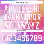 Personalized Pink White-Purple 3D Pattern Design Music Festival Authentic Baseball Jersey Team Custom Name and Number