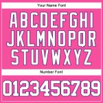 Personalized Pink White-Purple Authentic Baseball Jersey