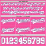 Personalized Pink White-Purple Authentic Basketball Shorts Team Custom Name and Number