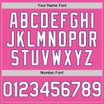 Personalized Pink White-Purple Authentic Sleeveless Baseball Jersey Team Custom Name and Number