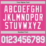 Personalized Pink White-Purple Authentic Throwback Baseball Jersey Team Custom Name and Number