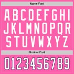 Personalized Pink White-Purple Hockey Jersey Team Custom Name and Number
