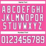 Personalized Pink White-Purple Hockey Lace Neck Jersey Team Custom Name and Number