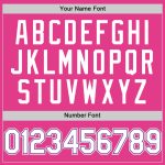 Personalized Pink White-Purple Mesh Authentic Throwback Baseball Jersey Team Custom Name and Number
