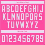 Personalized Pink White Round Neck Basketball Jersey