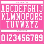 Personalized Pink White Round Neck Suit Basketball Jersey