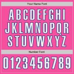Personalized Pink White-Royal Authentic Baseball Jersey
