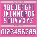 Personalized Pink White-Royal Authentic Sleeveless Baseball Jersey Team Custom Name and Number