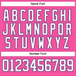 Personalized Pink White-Royal Hockey Lace Neck Jersey Team Custom Name and Number