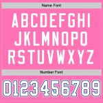 Personalized Pink White-Royal Mesh Authentic Football Jersey Team Custom Name and Number