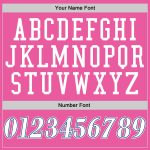 Personalized Pink White-Royal Performance T-Shirt Team Custom Name and Number