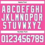 Personalized Pink White-Sky Blue Hockey Lace Neck Jersey Team Custom Name and Number