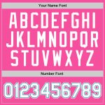Personalized Pink White-Teal Authentic Throwback Basketball Jersey Team Custom Name and Number