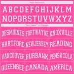 Personalized Pink White V-Neck Basketball Jersey Team Custom Name and Number