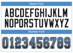 Personalized Powder Blue Black-Gray Mesh Drift Fashion Football Jersey Team Custom Name and Number