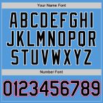 Personalized Powder Blue Black-Hot Pink Performance Vapor Golf Polo Shirt Team Custom Name and Number