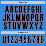 Personalized Powder Blue Black-Orange Hockey Jersey Team Custom Name and Number
