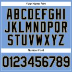 Personalized Powder Blue Black Pinstripe Old Gold Authentic Baseball Jersey Team Custom Name and Number