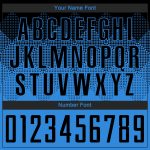 Personalized Powder Blue Black Sublimation Soccer Uniform Jersey Team Custom Name and Number