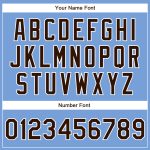 Personalized Powder Blue Brown-White Authentic Baseball Jersey Team Custom Name and Number