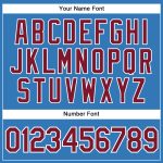 Personalized Powder Blue Crimson-White Authentic Sleeveless Baseball Jersey Team Custom Name and Number