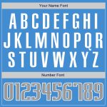 Personalized Powder Blue Gray-Navy Authentic Throwback Rib-Knit Baseball Jersey Shirt Team Custom Name and Number