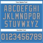 Personalized Powder Blue Gray-Steel Gray Authentic Sleeveless Baseball Jersey Team Custom Name and Number