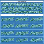 Personalized Powder Blue Kelly Green-White Authentic Sleeveless Baseball Jersey Team Custom Name and Number