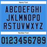 Personalized Powder Blue Navy-Aqua Mesh Authentic Football Jersey Team Custom Name and Number