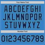 Personalized Powder Blue Navy Gray-Teal Authentic Sleeveless Baseball Jersey Team Custom Name and Number