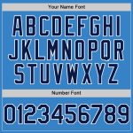 Personalized Powder Blue Navy-White Authentic Sleeveless Baseball Jersey