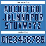 Personalized Powder Blue Navy-White Authentic Sleeveless Baseball Jersey Team Custom Name and Number
