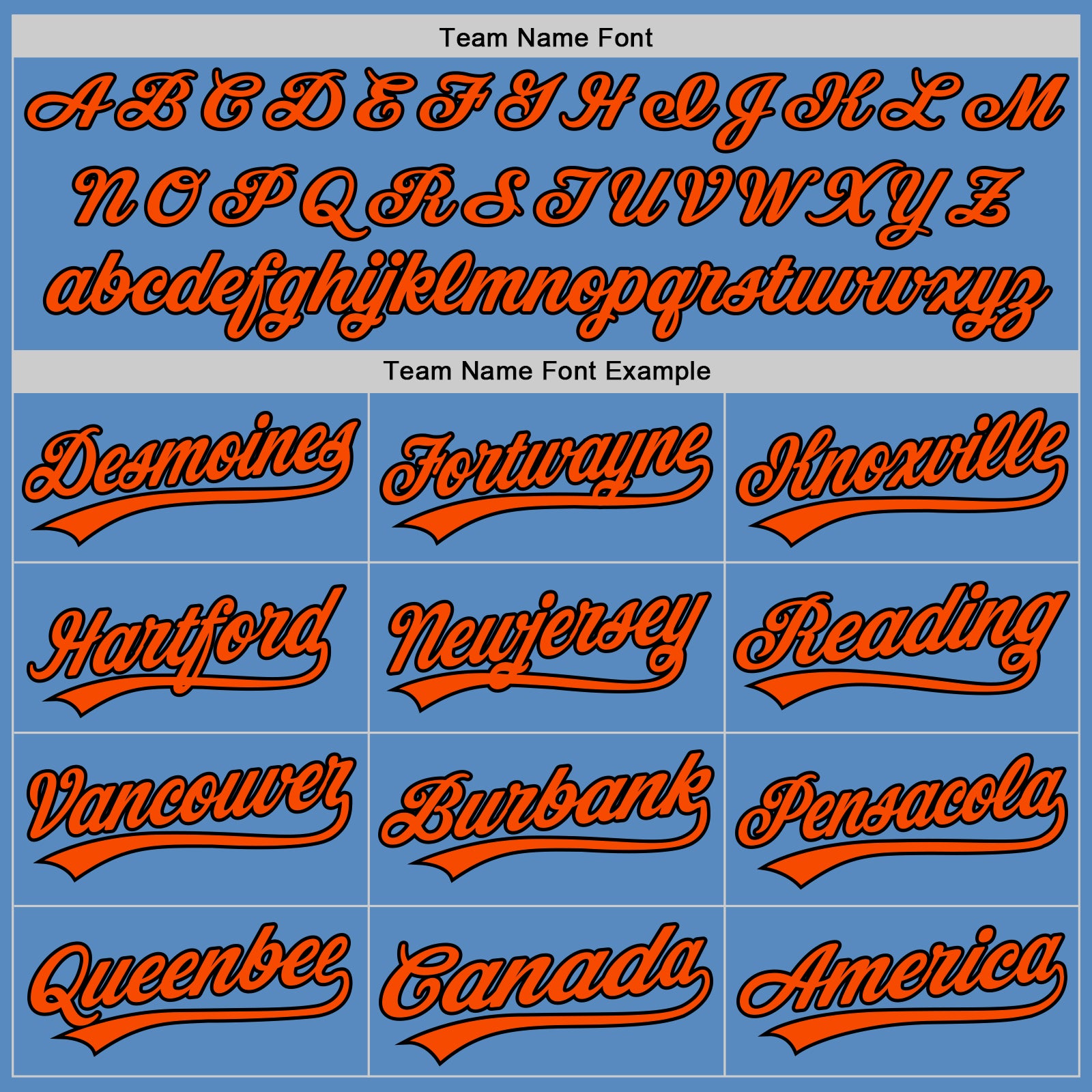 Personalized Powder Blue Orange-Black Two-Button Unisex Softball Jersey Team Custom Name and Number Personalized Powder Blue Orange-Black Two-Button Unisex Softball Jersey Team Custom Name and Number - Image 4