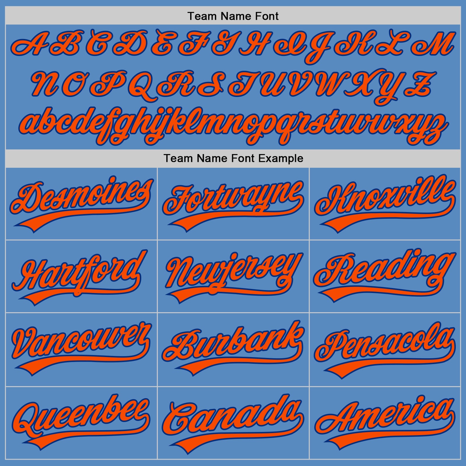 Personalized Powder Blue Orange-Royal Two-Button Unisex Softball Jersey Team Custom Name and Number Personalized Powder Blue Orange-Royal Two-Button Unisex Softball Jersey Team Custom Name and Number - Image 4